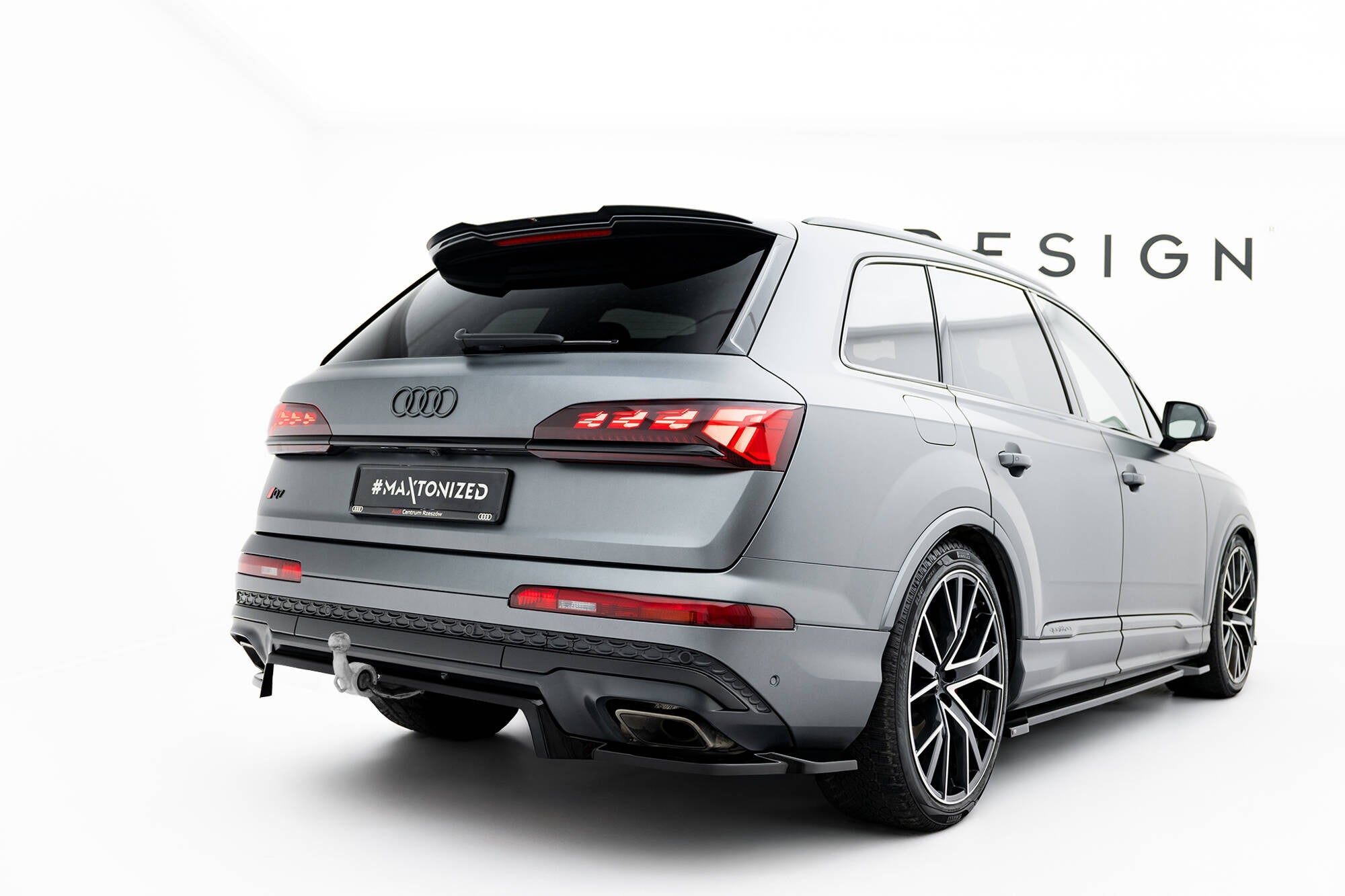 Maxton Design Splitter trasero (With Vertical Bars) para Audi Q7 S-Line Mk2 Facelift 2 - imagen 3