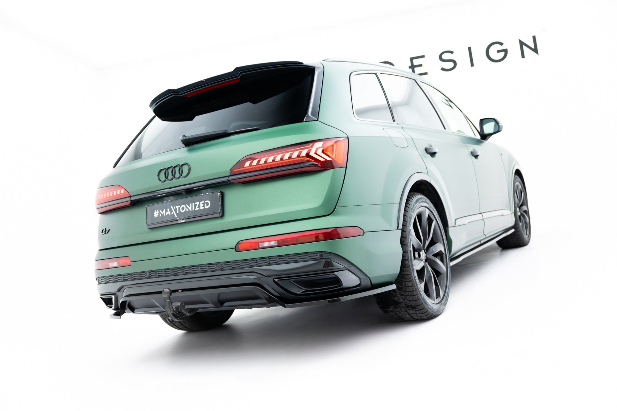 Maxton Design Splitter trasero (With Vertical Bars) para Audi Q7 S-Line Mk2 Facelift - imagen 4