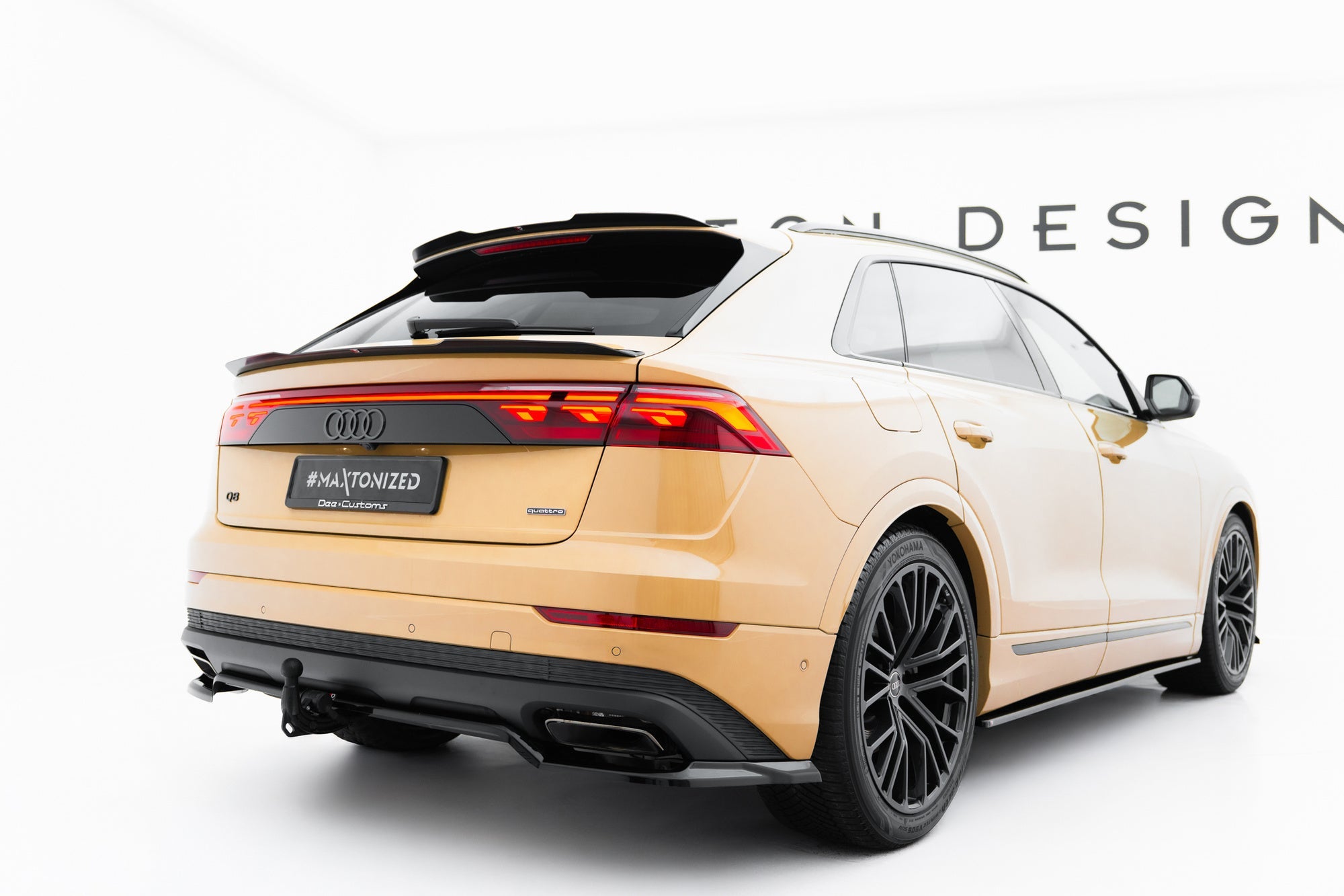 Maxton Design Splitter trasero (With Vertical Bars) para Audi Q8 Mk1 Facelift - imagen 4