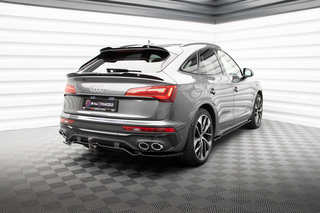 Maxton Design Splitter trasero (With Vertical Bars) para Audi SQ5 / Q5 S-Line Sportback Mk2 Facelift - imagen 4