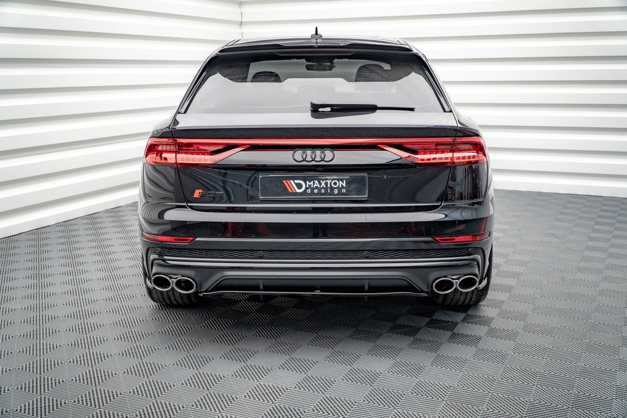 Maxton Design Splitter trasero (With Vertical Bars) para Audi SQ8 Mk1 - imagen 2