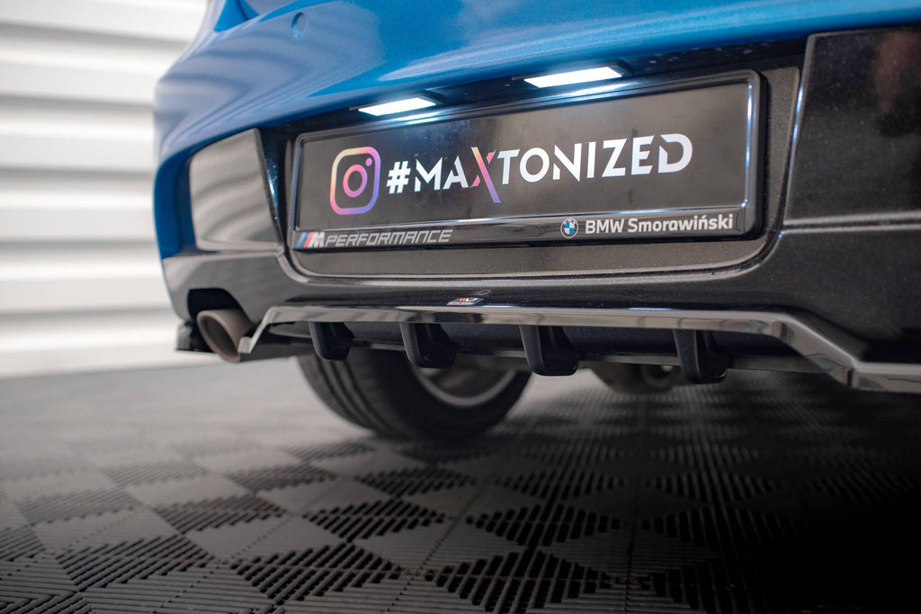 Maxton Design Splitter trasero (With Vertical Bars) para BMW 1 M-Pack E87 Facelift - imagen 4