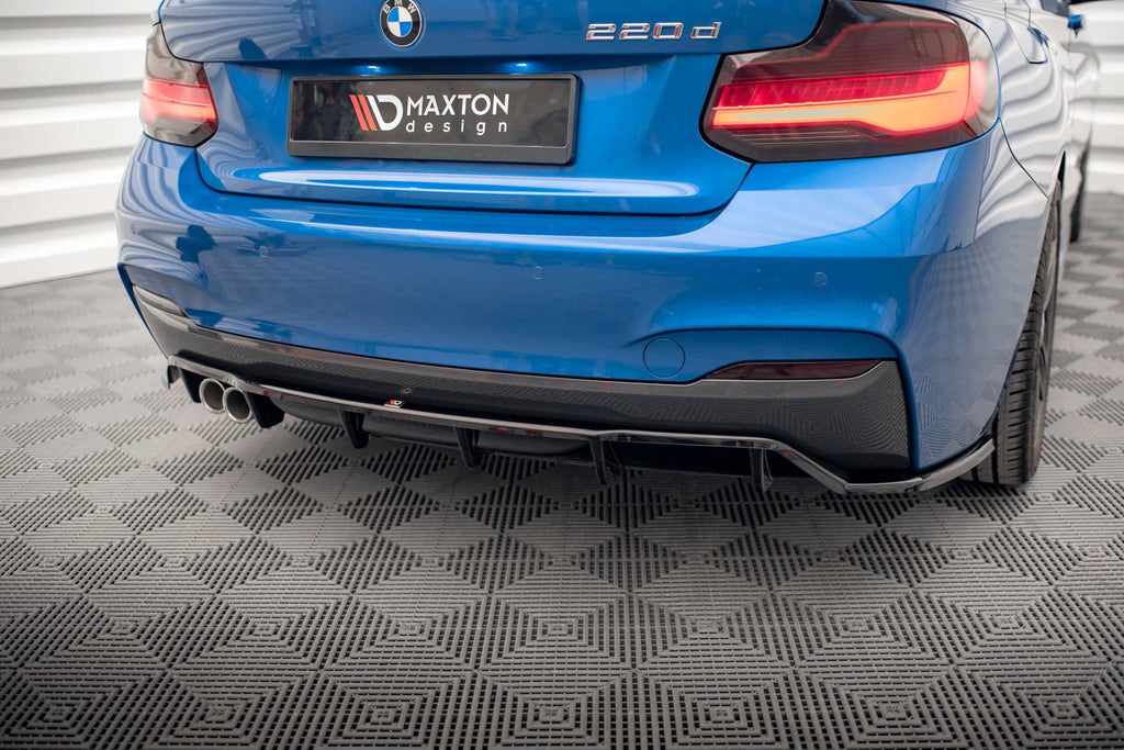 Maxton Design Splitter trasero (With Vertical Bars) para BMW 2 M-Pack F22 - imagen 1