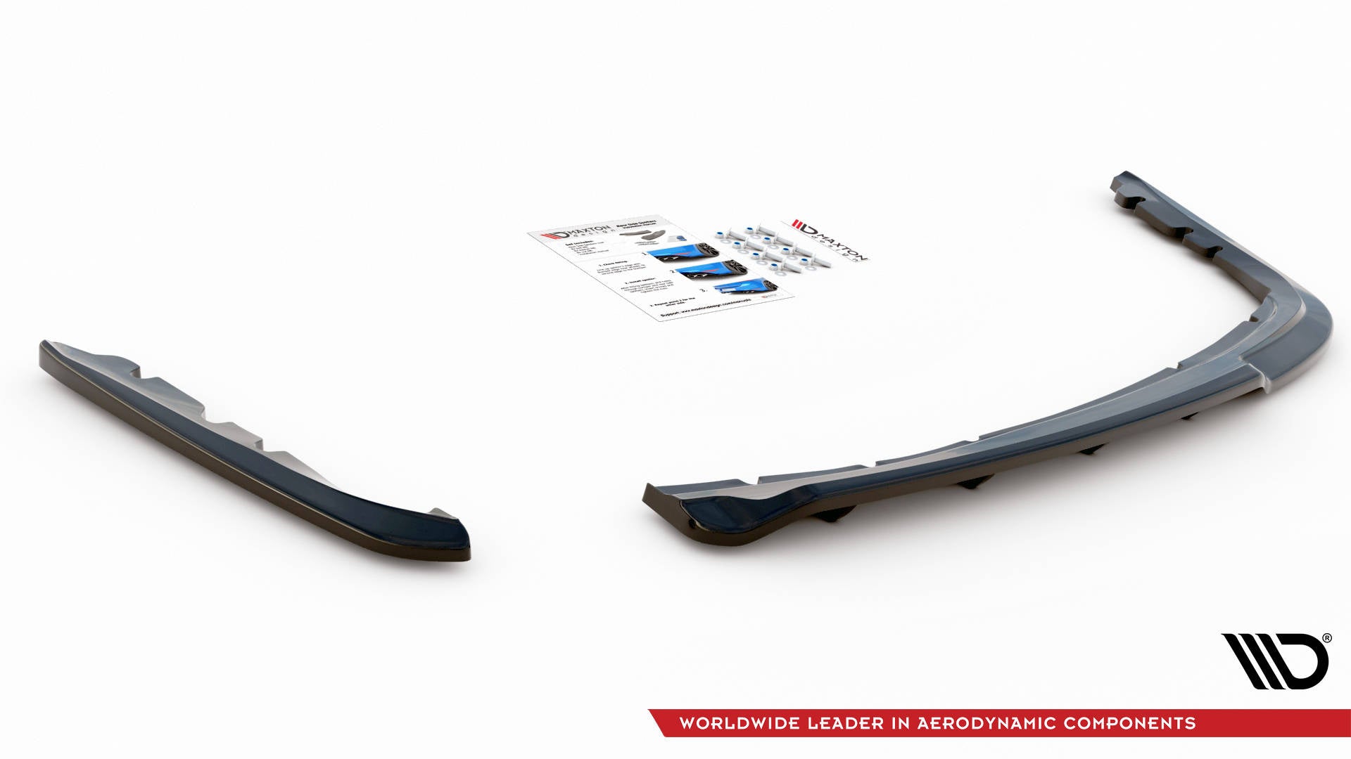 Maxton Design Splitter trasero (With Vertical Bars) para BMW 3 Sedan E90 - imagen 4