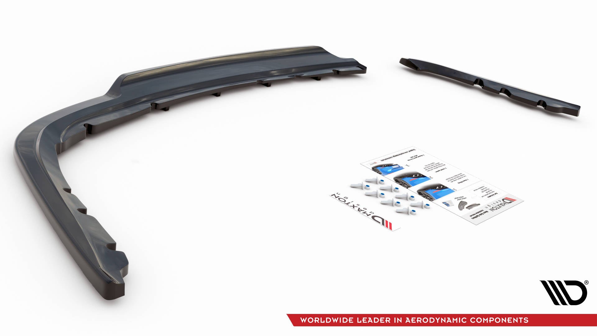 Maxton Design Splitter trasero (With Vertical Bars) para BMW 3 Sedan E90 - imagen 5