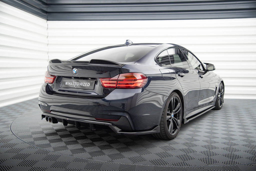 Maxton Design Splitter trasero (With Vertical Bars) para BMW 4 Coupe / Gran Coupe / Cabrio M-Pack F32 / F36 / F33 - imagen 1