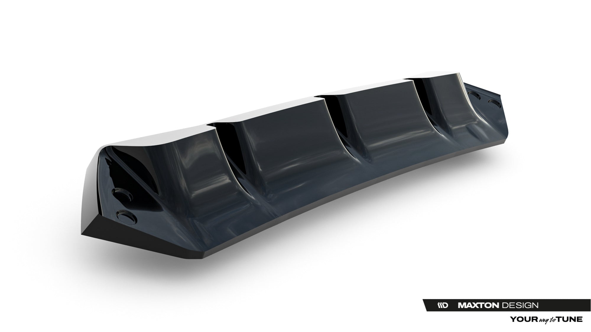 Maxton Design Splitter trasero (With Vertical Bars) para BMW M5 F90 / F90 Facelift - imagen 4