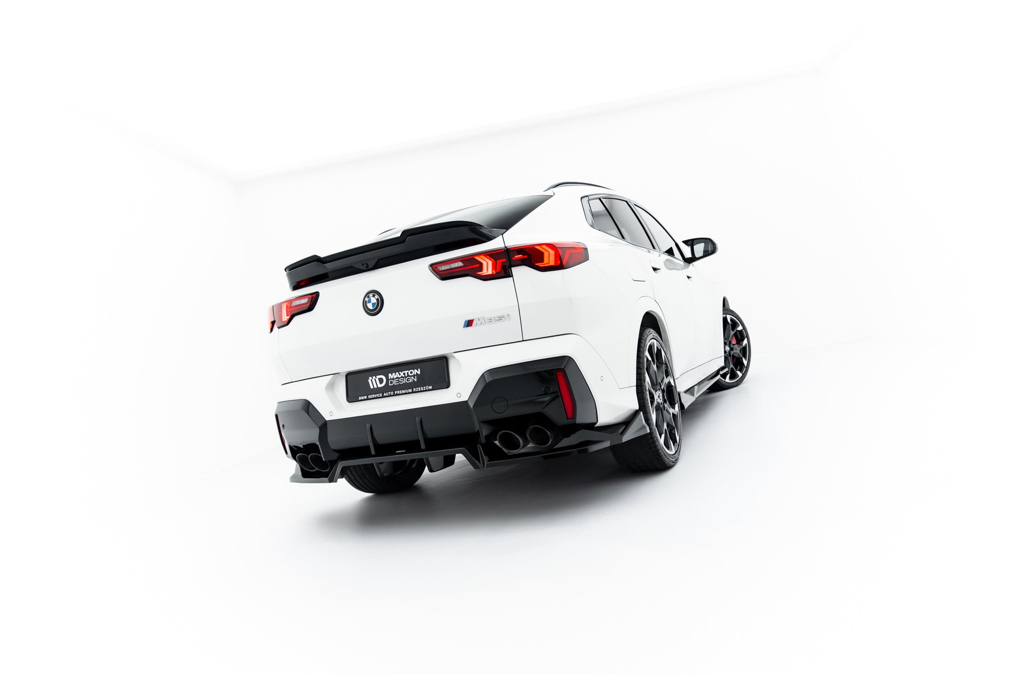 Maxton Design Splitter trasero (With Vertical Bars) para BMW X2 M35i U10 - imagen 1