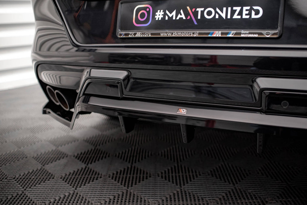 Maxton Design Splitter trasero (With Vertical Bars) para BMW X6 M F96 - imagen 2