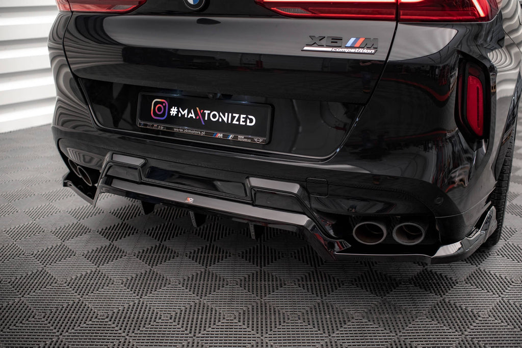 Maxton Design Splitter trasero (With Vertical Bars) para BMW X6 M F96 - imagen 5