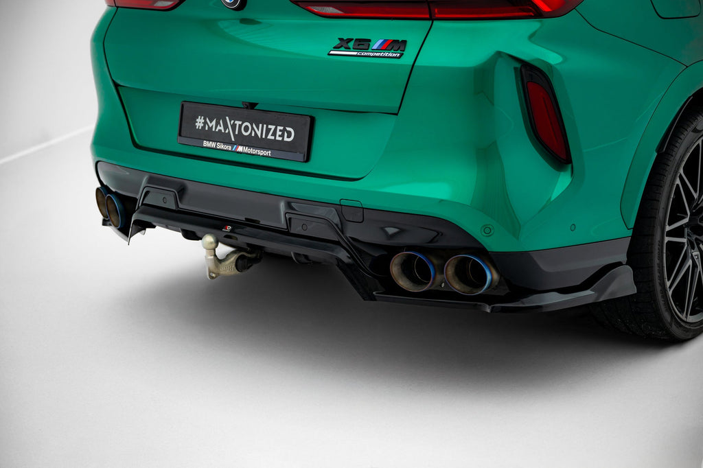 Maxton Design Splitter trasero (With Vertical Bars) para BMW X6 M F96 Facelift - imagen 3