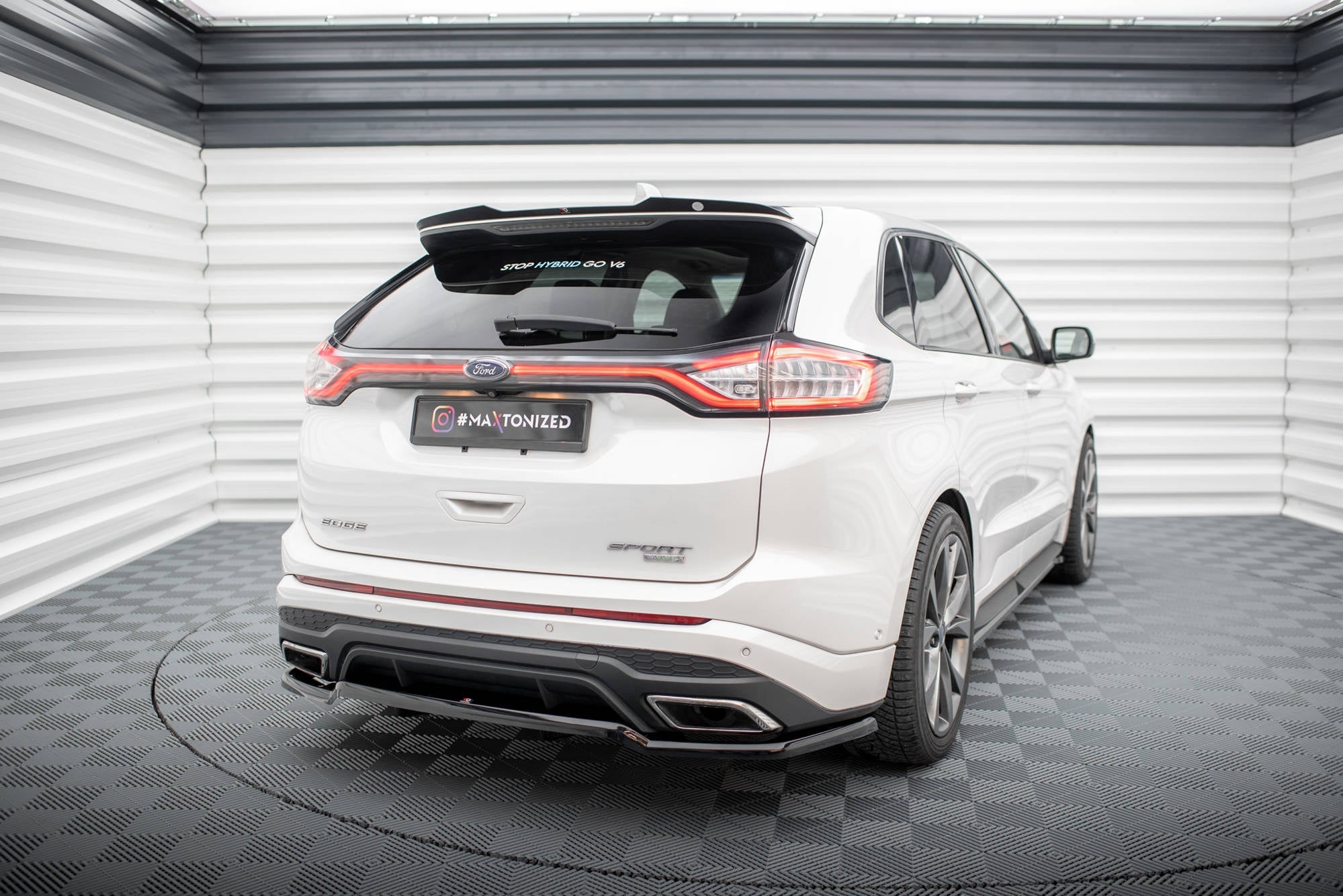 Maxton Design Splitter trasero (With Vertical Bars) para Ford Edge Sport Mk2 - imagen 2