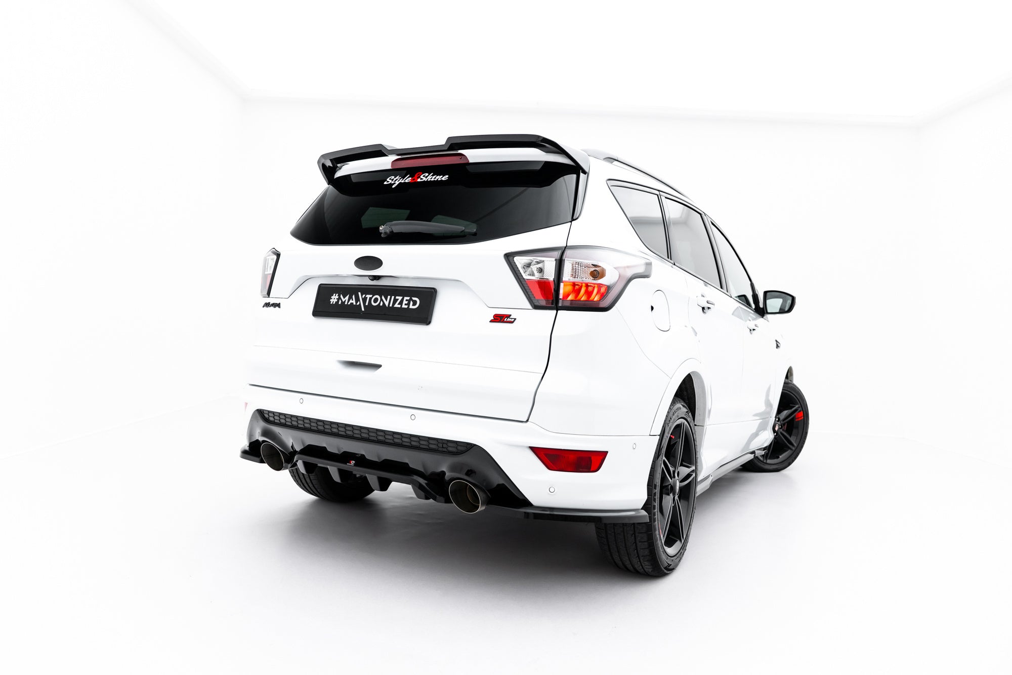 Maxton Design Splitter trasero (With Vertical Bars) para Ford Kuga ST-Line Mk2 Facelift - imagen 2