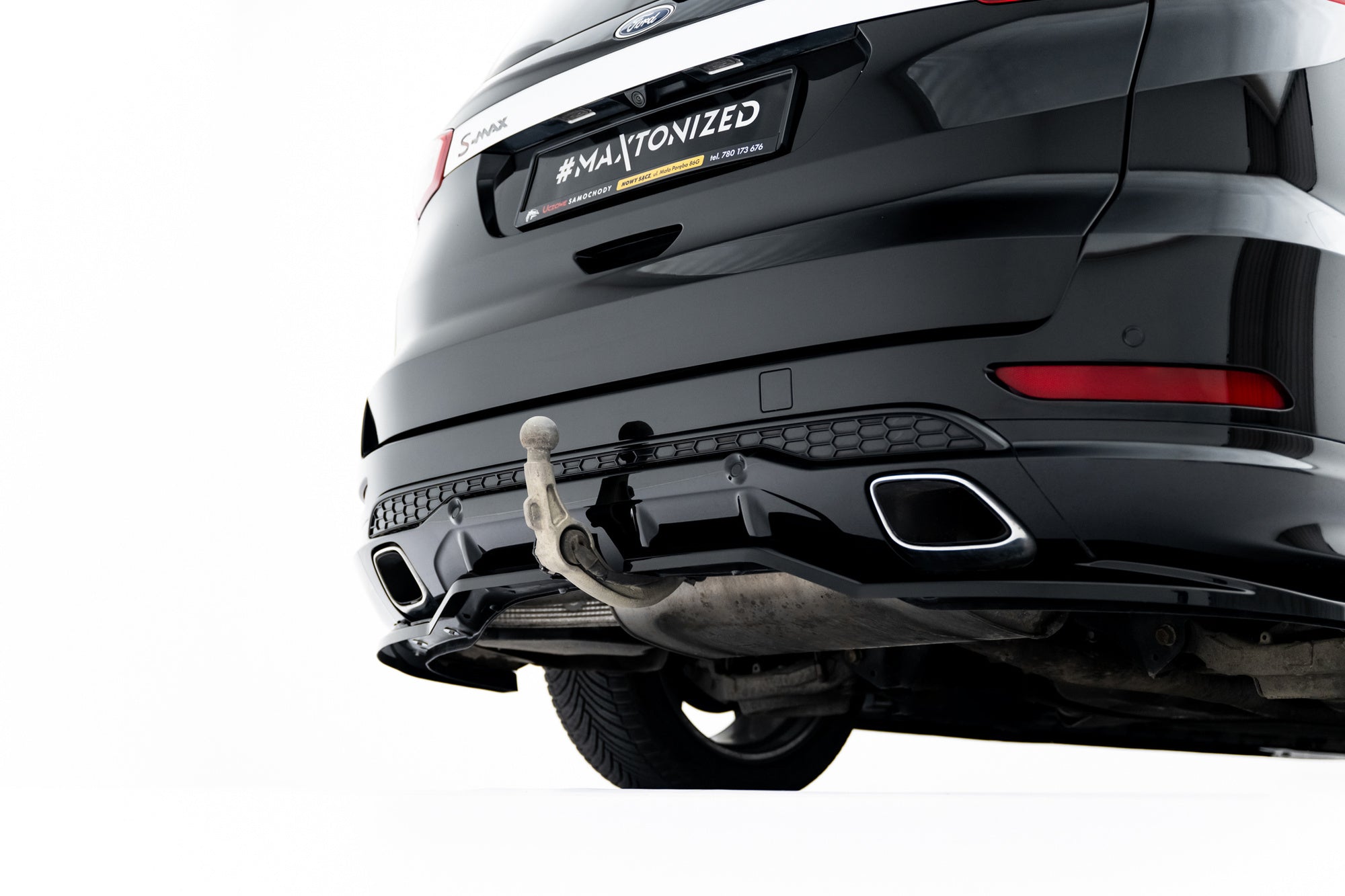 Maxton Design Splitter trasero (With Vertical Bars) para Ford S-Max ST-Line Mk2 Facelift - imagen 5