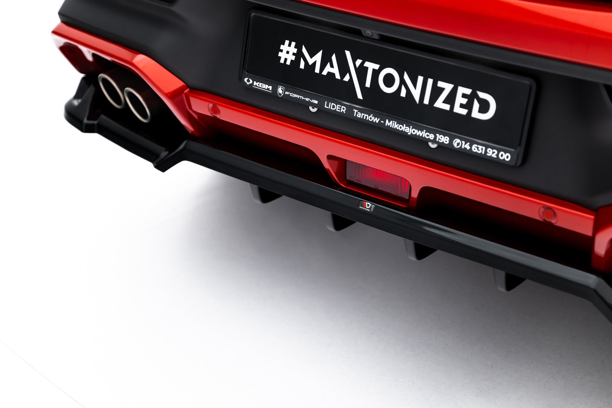 Maxton Design Splitter trasero (With Vertical Bars) para Forthing T-Five Mk1 - imagen 7