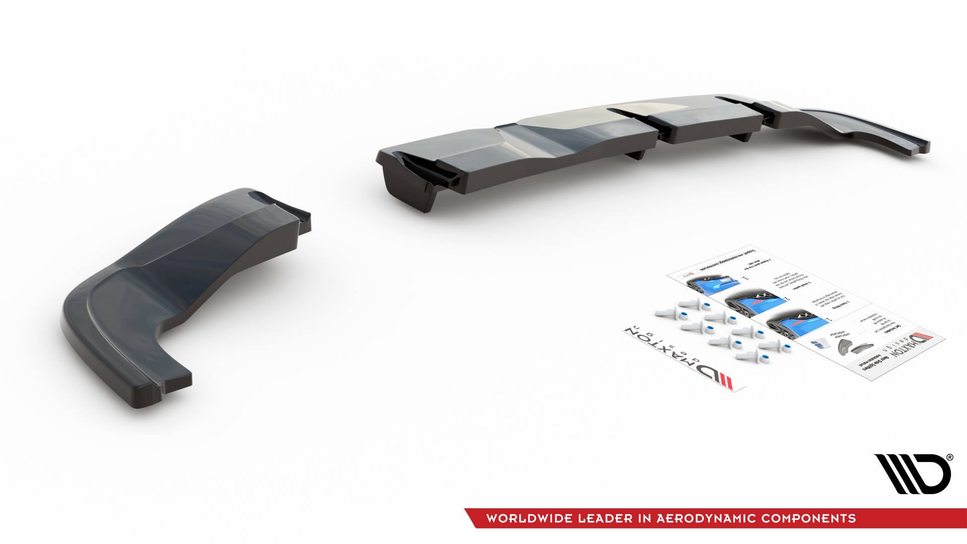 Maxton Design Splitter trasero (With Vertical Bars) para Hyundai I20 N Mk3 - imagen 6