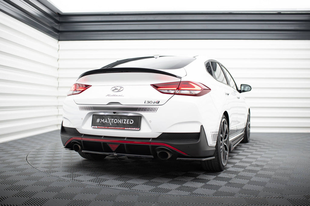 Maxton Design Splitter trasero (With Vertical Bars) para Hyundai I30 N Mk3 Fastback - imagen 2