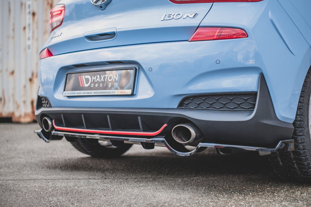 Maxton Design Splitter trasero (With Vertical Bars) para Hyundai I30 N Mk3 Hatchback - imagen 5