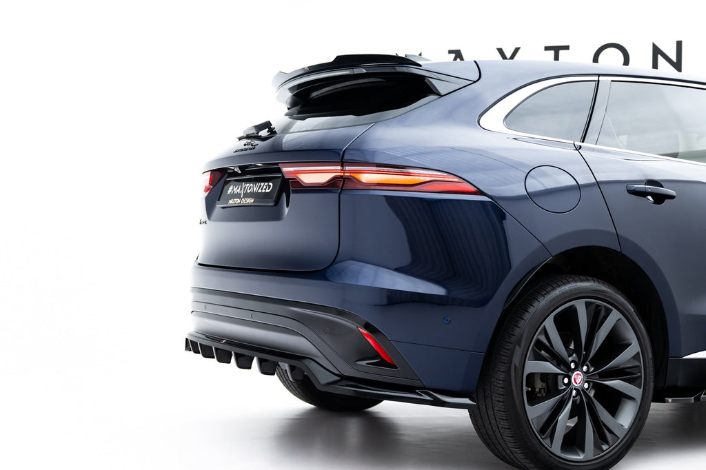 Maxton Design Splitter trasero (With Vertical Bars) para Jaguar F-Pace R-Sport Mk1 Facelift - imagen 4