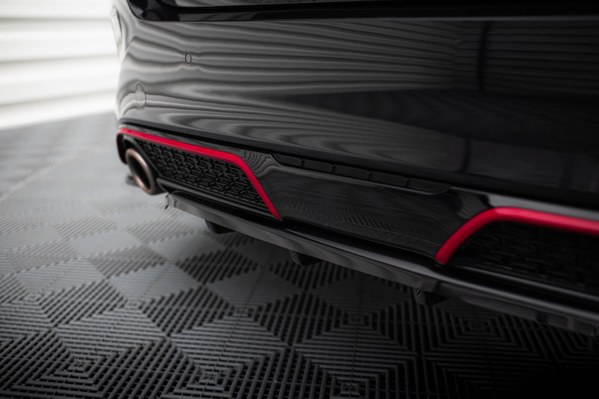 Maxton Design Splitter trasero (With Vertical Bars) para Kia Ceed GT Mk3 Facelift - imagen 3