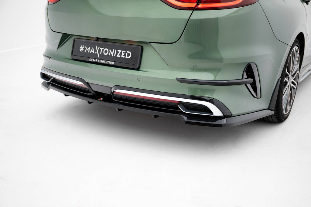 Maxton Design Splitter trasero (With Vertical Bars) para Kia Proceed GT-Line Mk1 Facelift - imagen 2