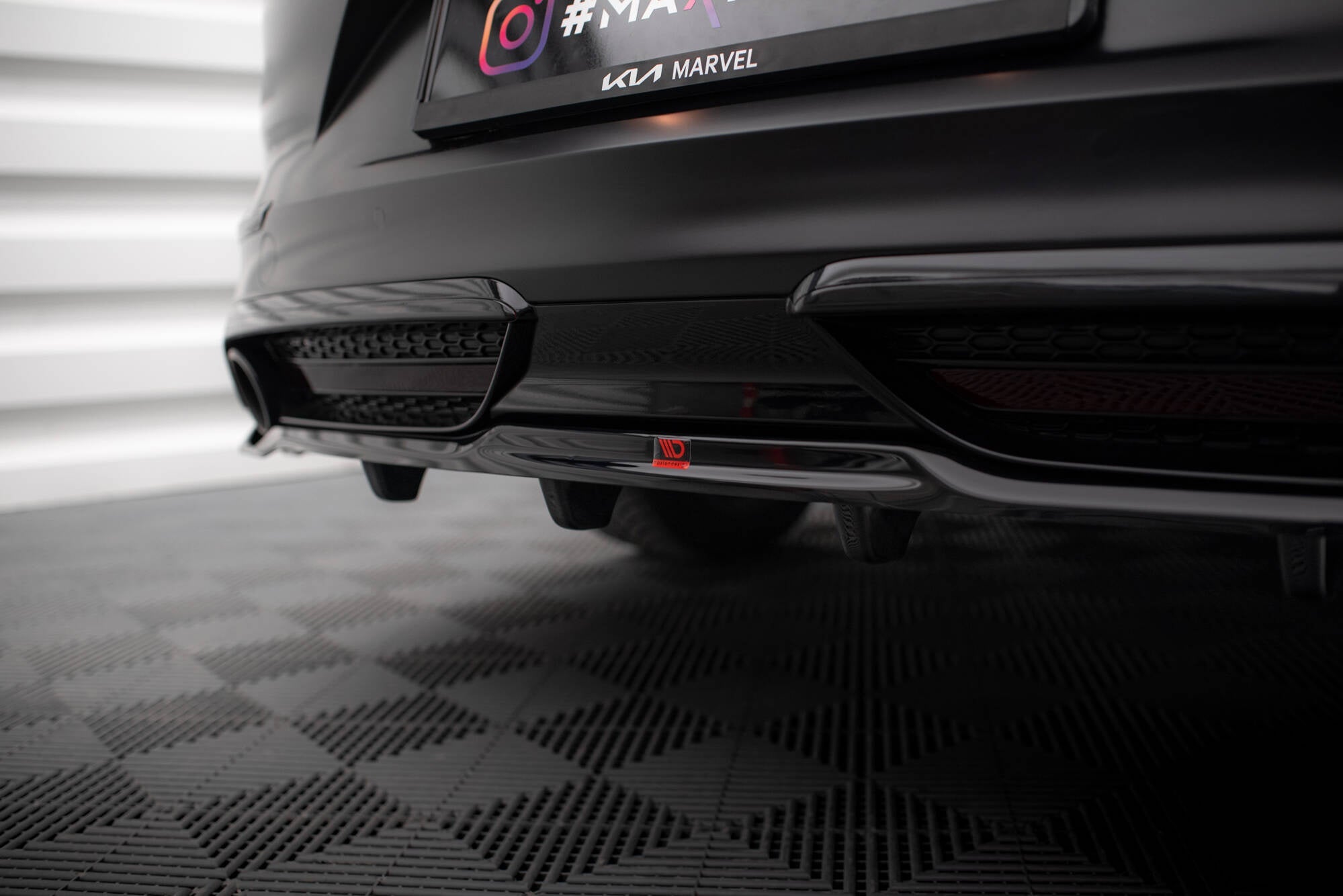 Maxton Design Splitter trasero (With Vertical Bars) para Kia Proceed GT Mk1 Facelift - imagen 3