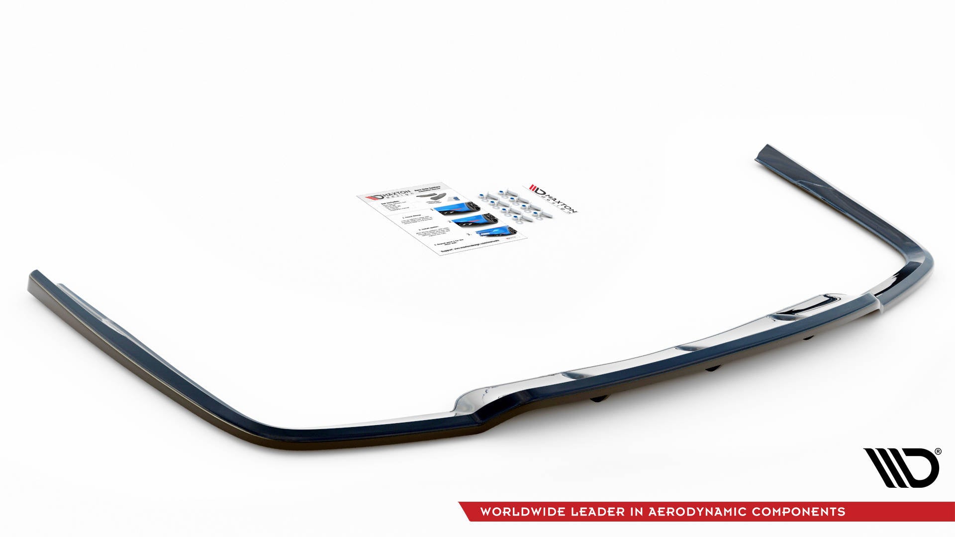 Maxton Design Splitter trasero (With Vertical Bars) para Lexus GS F Sport Hybrid Mk4 (L10) - imagen 4