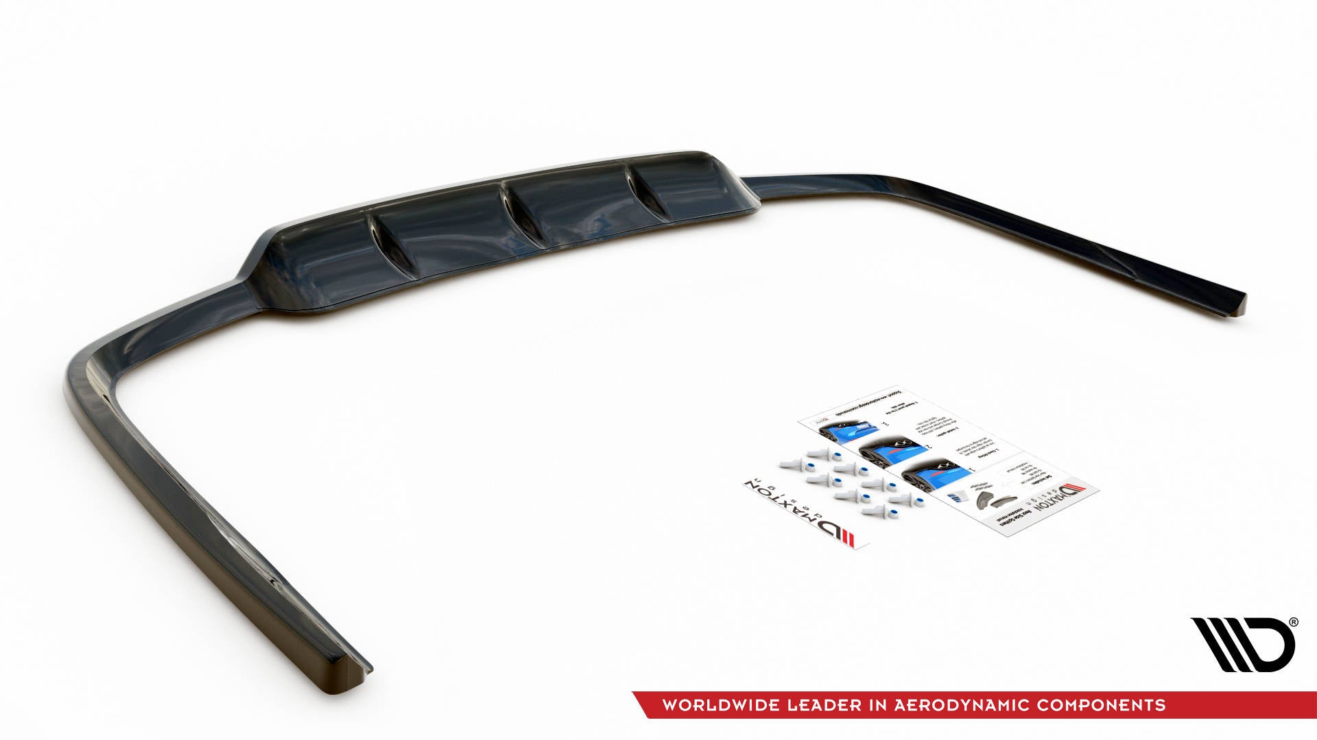 Maxton Design Splitter trasero (With Vertical Bars) para Lexus GS F Sport Hybrid Mk4 (L10) - imagen 5