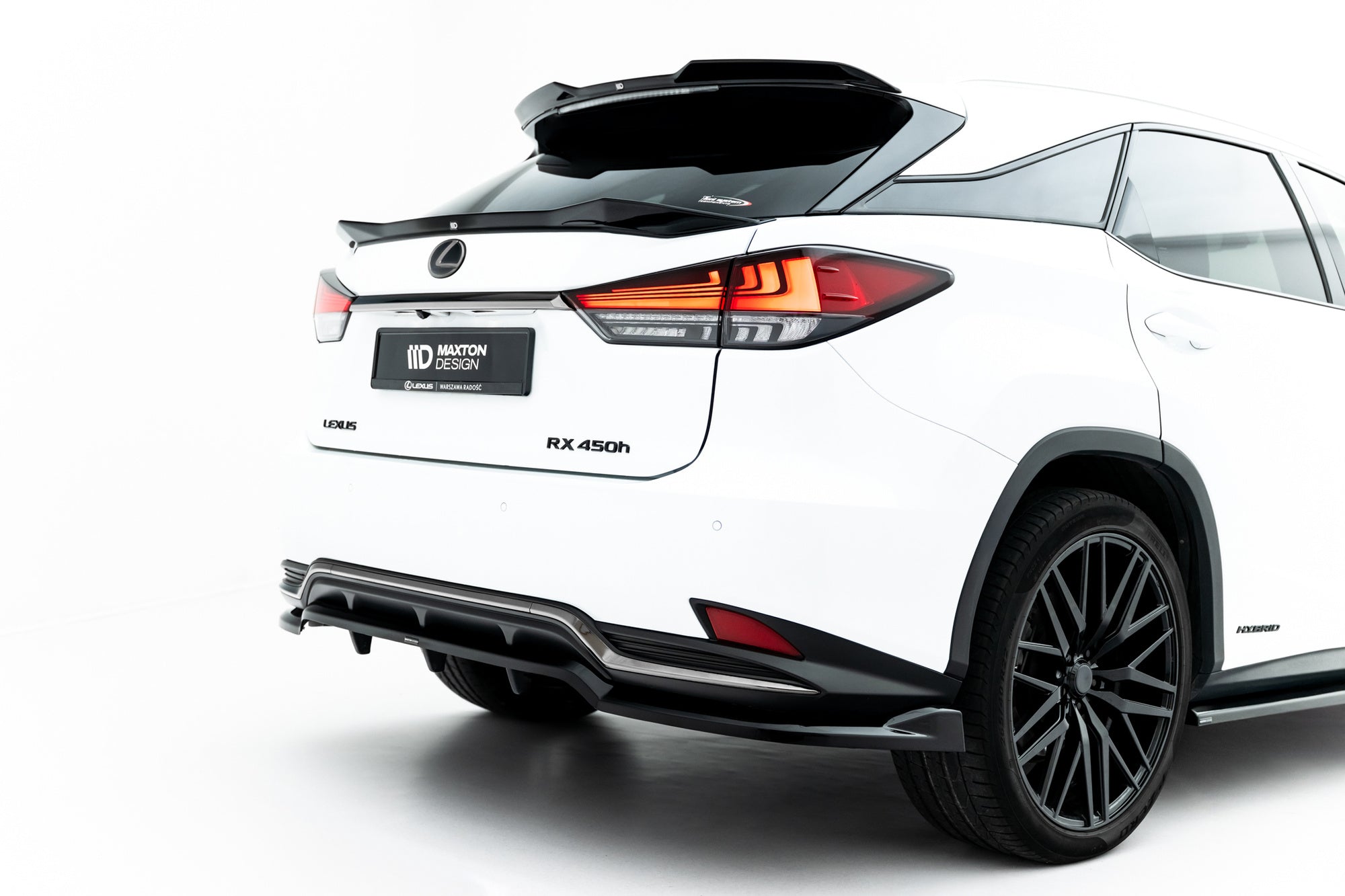 Maxton Design Splitter trasero (With Vertical Bars) para Lexus RX F-Sport Mk4 Facelift - imagen 1