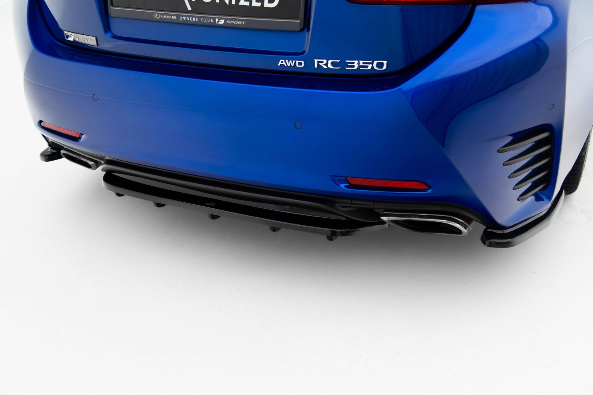 Maxton Design Splitter trasero (With Vertical Bars) para Lexus Rc Mk1 - imagen 1