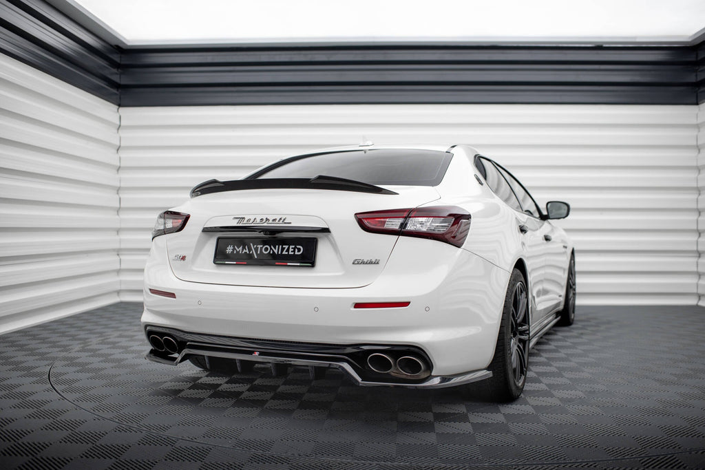 Maxton Design Splitter trasero (With Vertical Bars) para Maserati Ghibli Mk3 Facelift - imagen 2