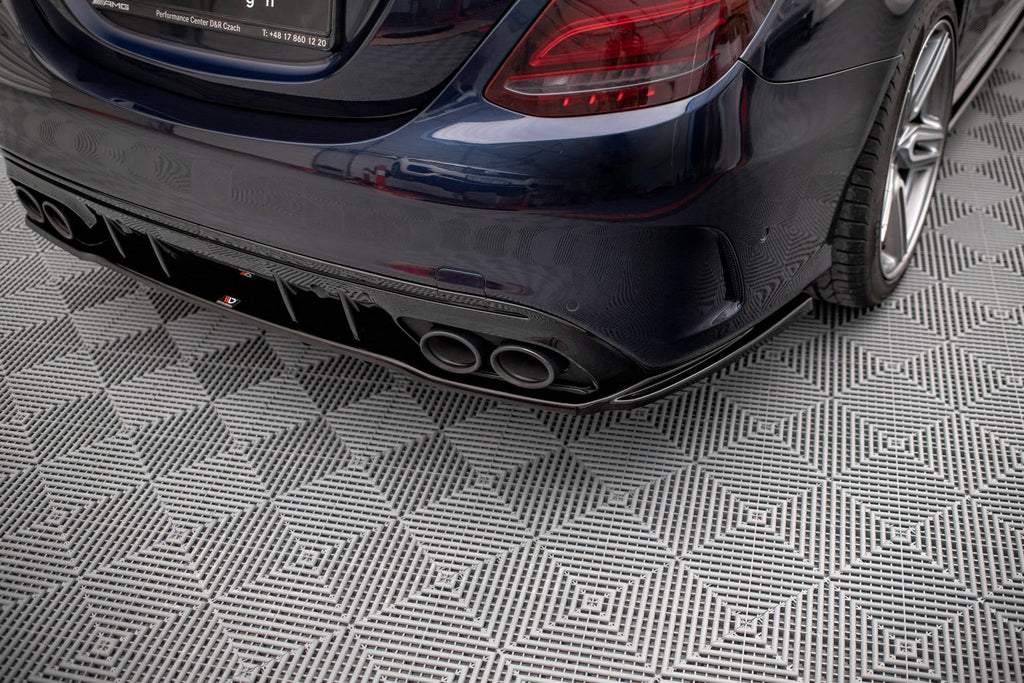 Maxton Design Splitter trasero (With Vertical Bars) para Mercedes-AMG C 43 Sedan W205 Facelift - imagen 2
