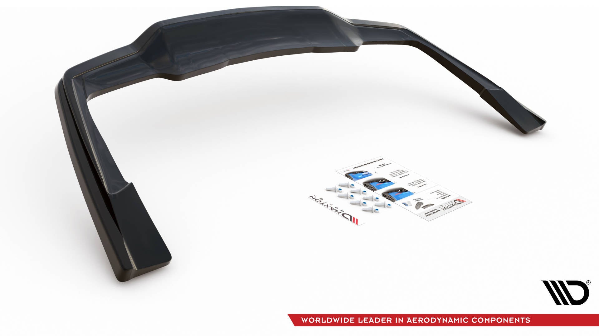 Maxton Design Splitter trasero (With Vertical Bars) para Mercedes-AMG C 63AMG Coupe AMG Aero Pack C205 Facelift - imagen 4