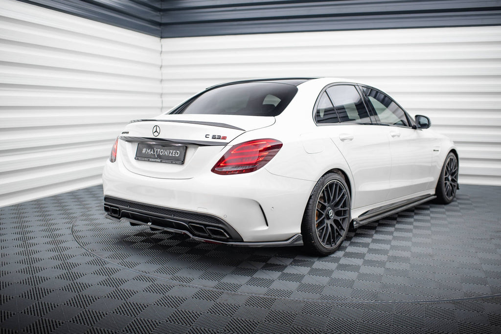 Maxton Design Splitter trasero (With Vertical Bars) para Mercedes-AMG C63 Sedan / Estate W205 / S205 - imagen 1