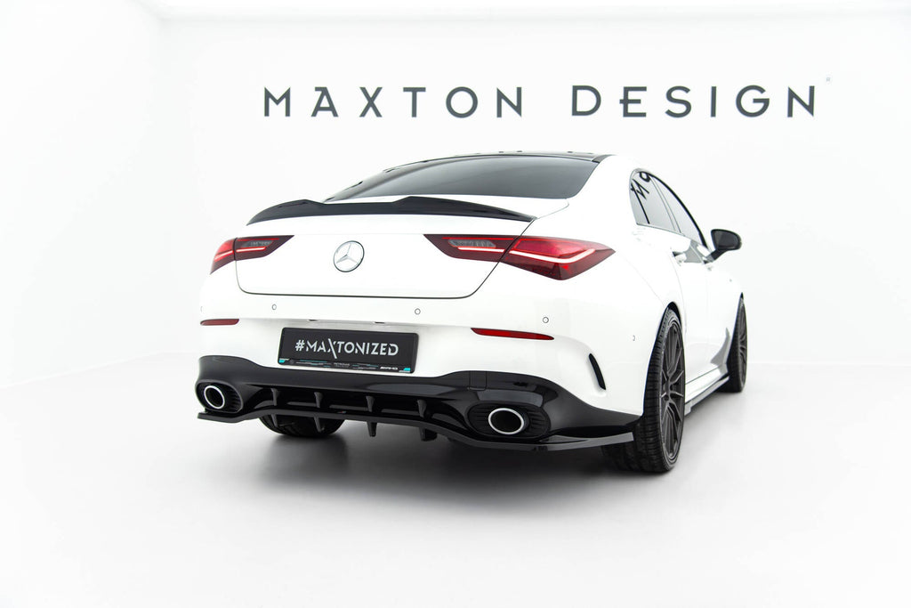 Maxton Design Splitter trasero (With Vertical Bars) para Mercedes-AMG CLA 35 / 45 Coupe / Shooting Brake C118 Facelift / X118 Facelift - imagen 2