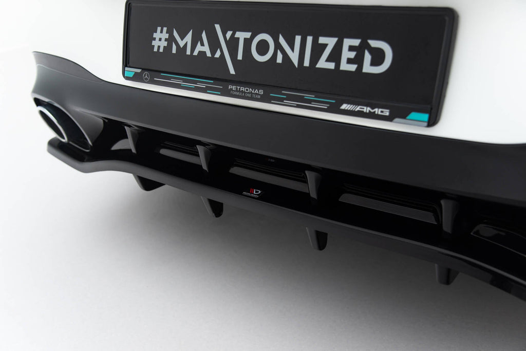 Maxton Design Splitter trasero (With Vertical Bars) para Mercedes-AMG CLA 35 / 45 Coupe / Shooting Brake C118 Facelift / X118 Facelift - imagen 3