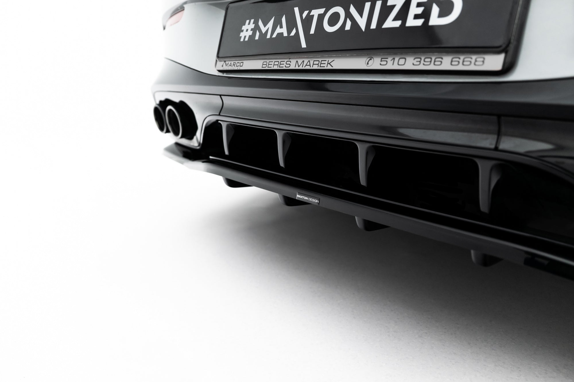 Maxton Design Splitter trasero (With Vertical Bars) para Mercedes-AMG CLE 53 Aero C236 - imagen 4