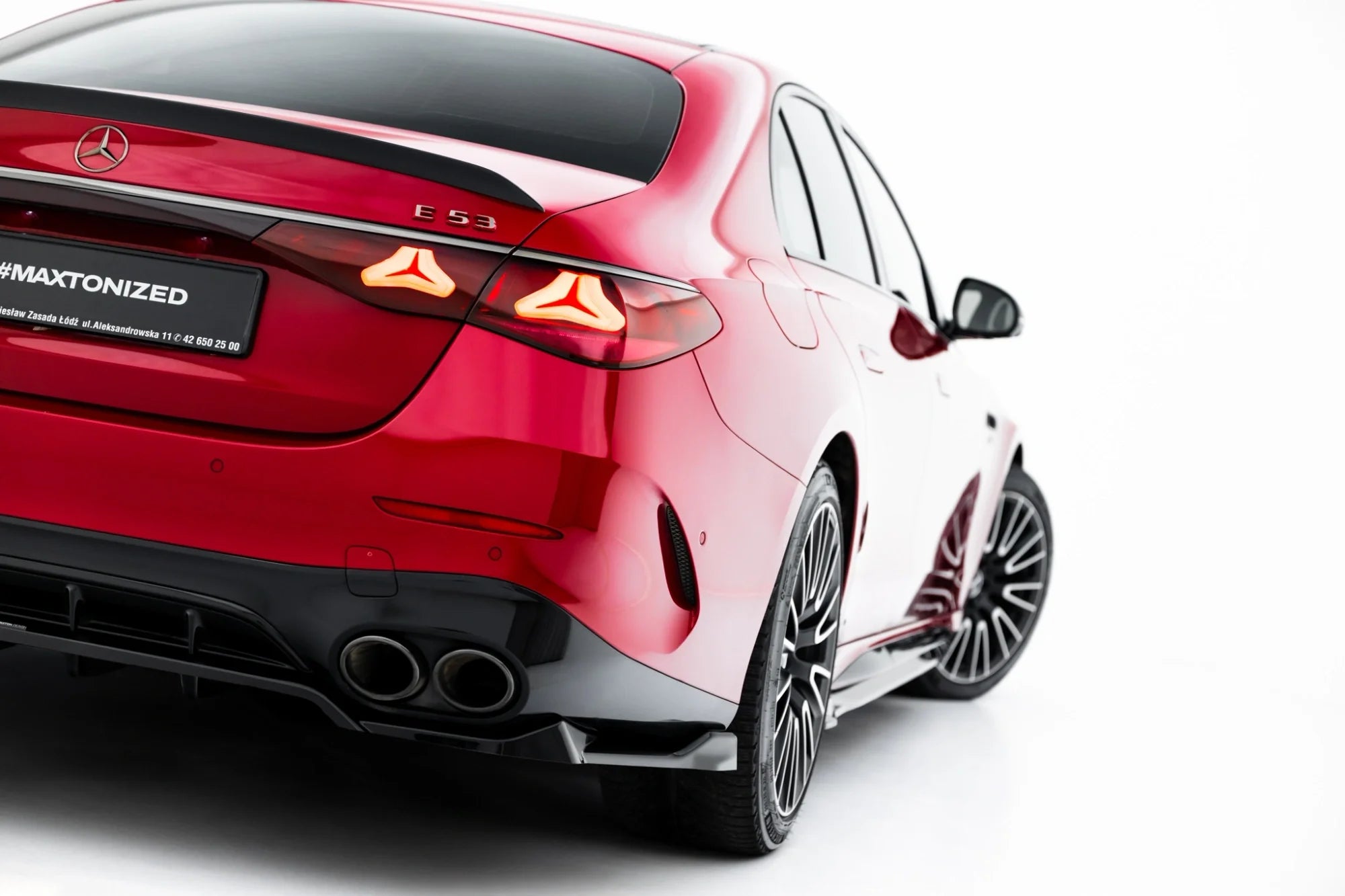 Maxton Design Splitter trasero (With Vertical Bars) para Mercedes-AMG E53 Sedan / Estate W214 - imagen 3