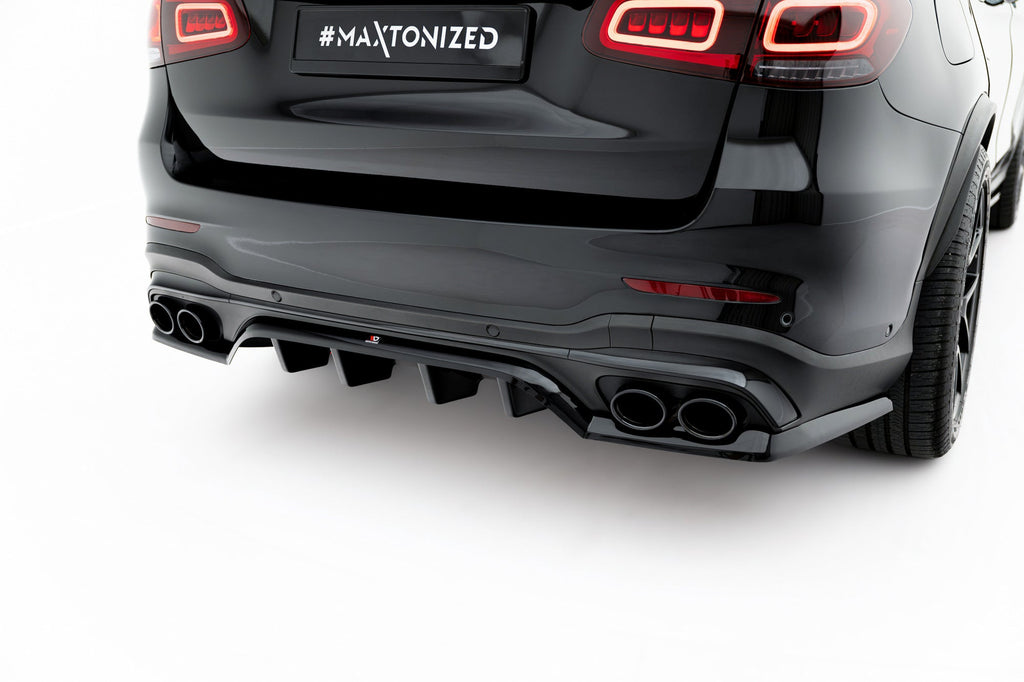 Maxton Design Splitter trasero (With Vertical Bars) para Mercedes-AMG GLC 43 SUV X253 Facelift - imagen 2