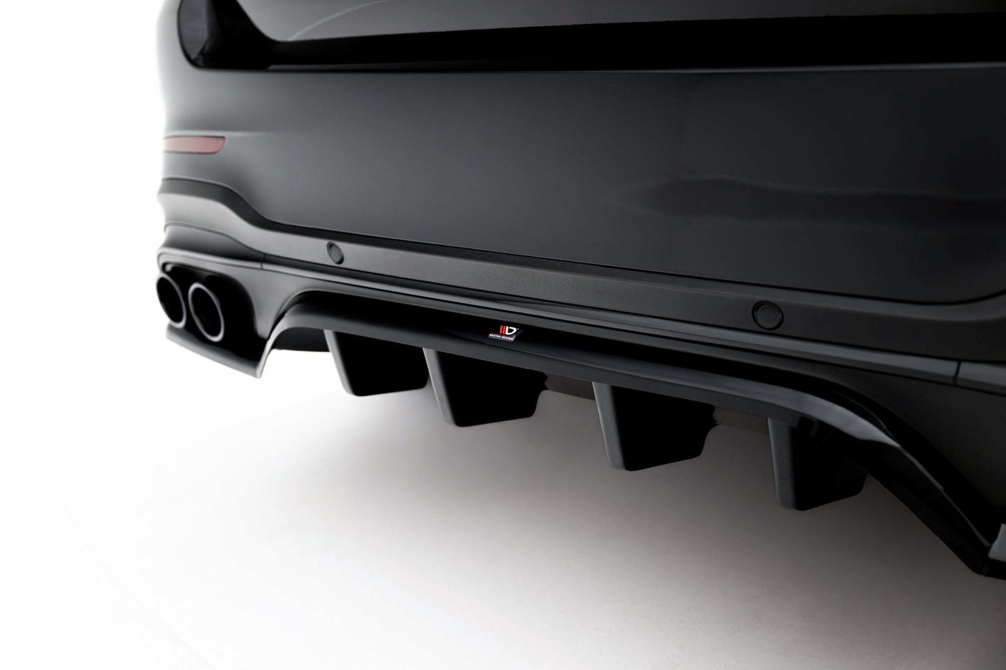 Maxton Design Splitter trasero (With Vertical Bars) para Mercedes-AMG GLC 43 SUV X253 Facelift - imagen 4