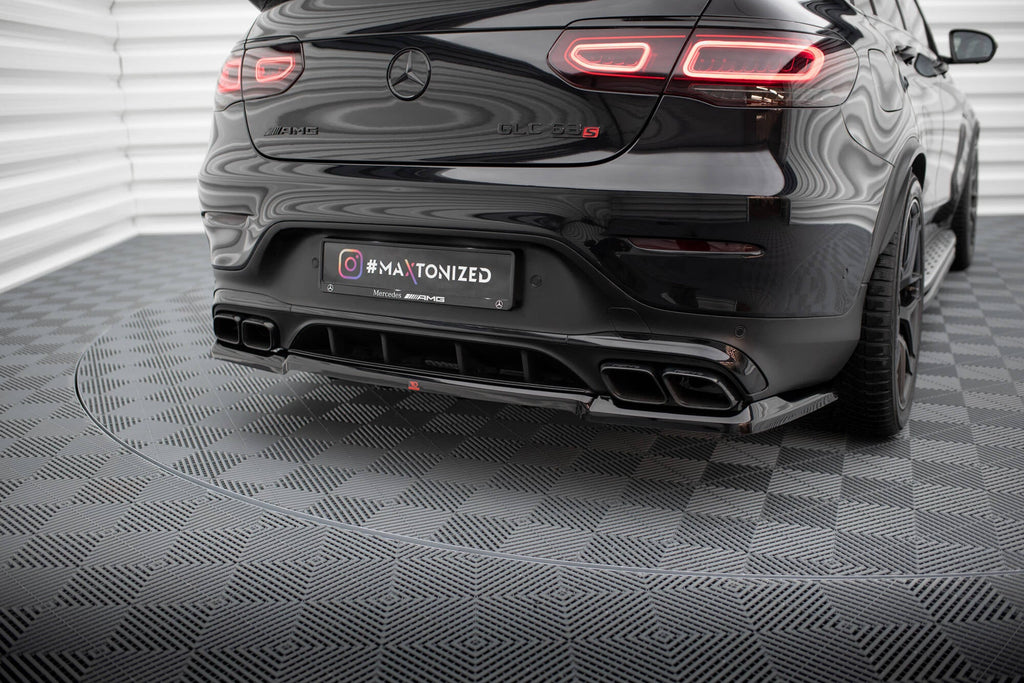 Maxton Design Splitter trasero (With Vertical Bars) para Mercedes-AMG GLC 63 Coupe C253 Facelift - imagen 1