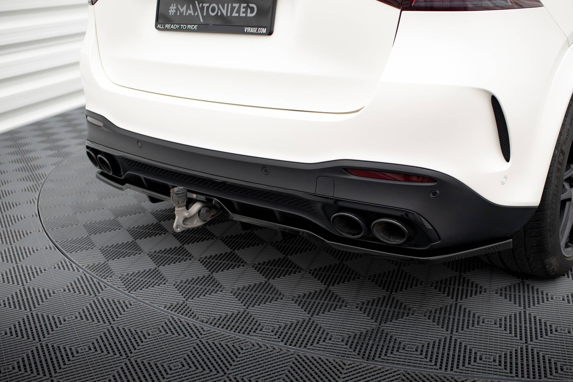 Maxton Design Splitter trasero (With Vertical Bars) para Mercedes-AMG GLE 53 / 63 W167 / W167 Facelift - imagen 3