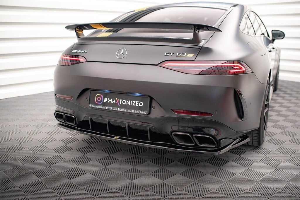 Maxton Design Splitter trasero (With Vertical Bars) para Mercedes-AMG GT 63S 4 Door Coupe Aero X290 - imagen 1