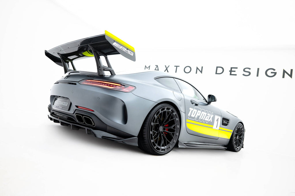 Maxton Design Splitter trasero (With Vertical Bars) para Mercedes-AMG GT C C190 Facelift - imagen 4