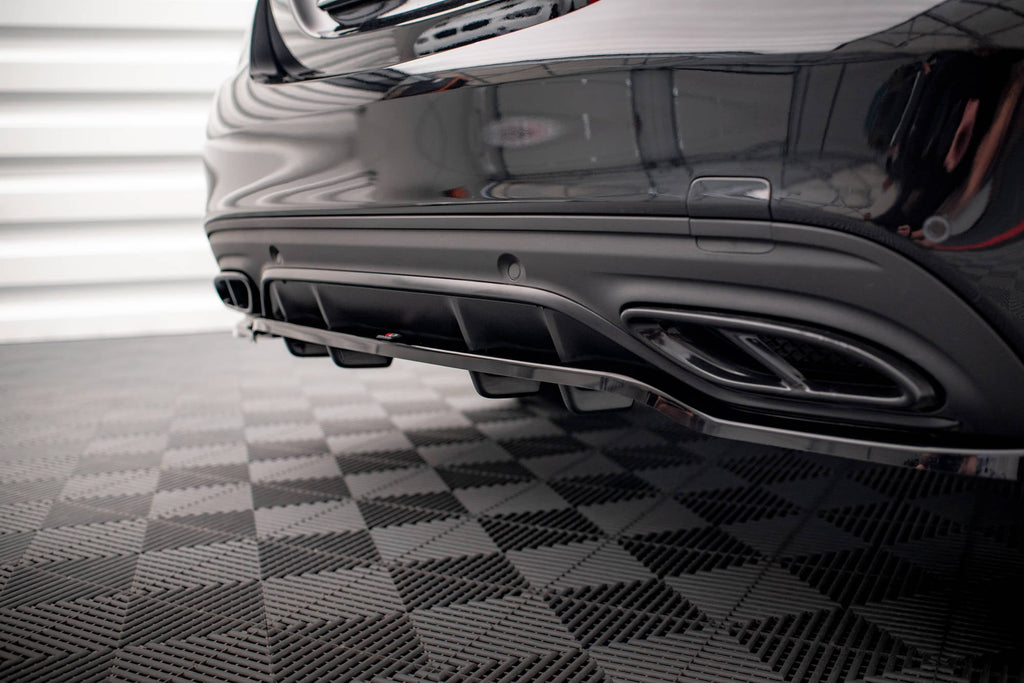 Maxton Design Splitter trasero (With Vertical Bars) para Mercedes-Benz C AMG-Line W205 Facelift - imagen 4