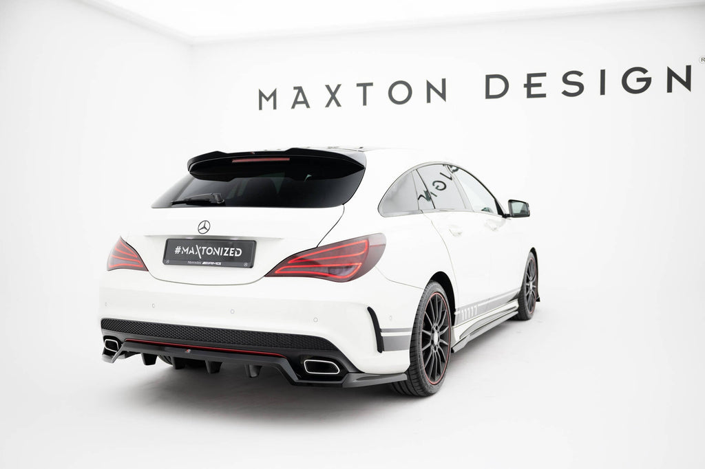Maxton Design Splitter trasero (With Vertical Bars) para Mercedes-Benz CLA AMG-Line C117 - imagen 1