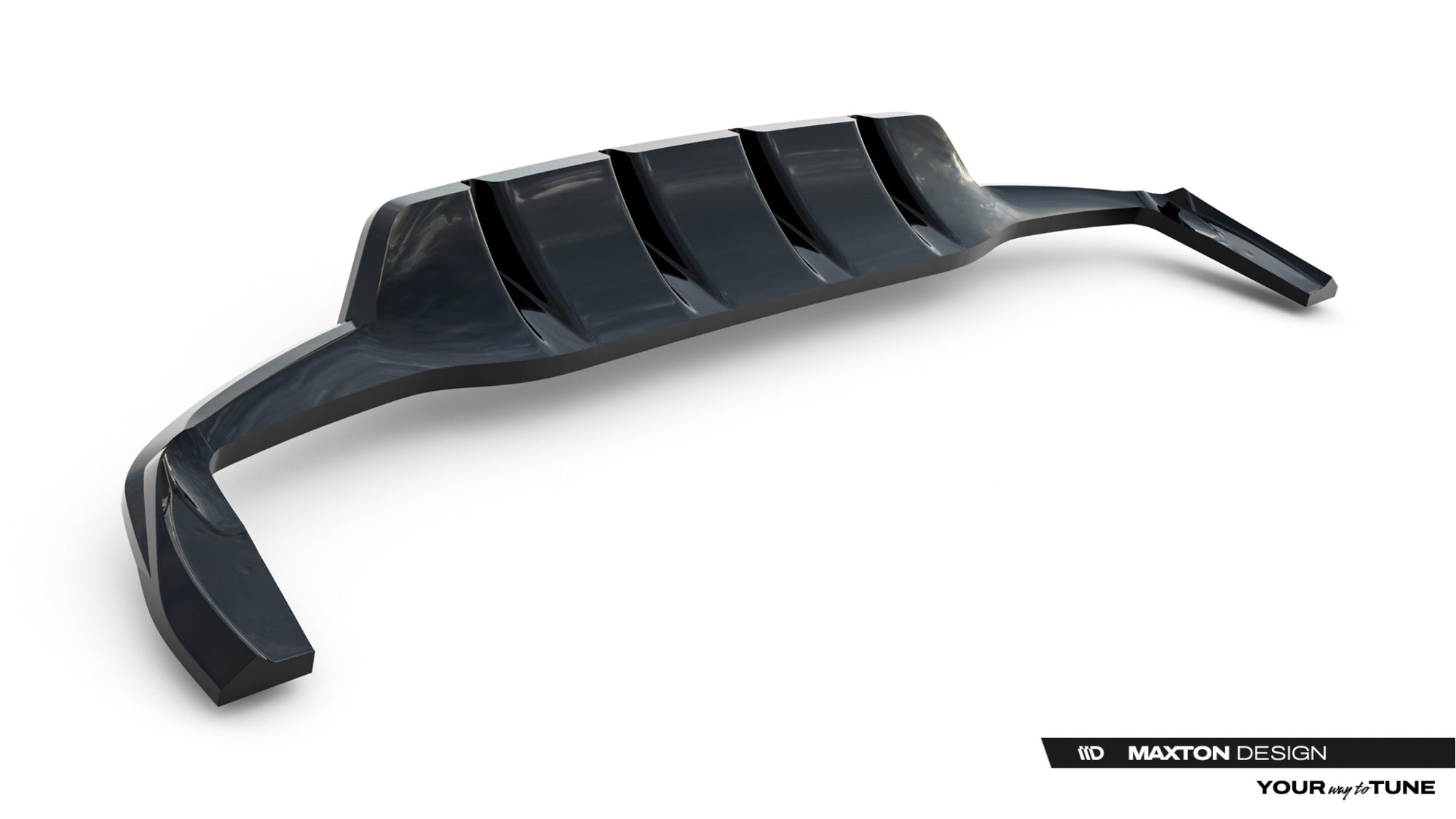 Maxton Design Splitter trasero (With Vertical Bars) para Mercedes-Benz GLA 45 AMG X156 Facelift - imagen 6