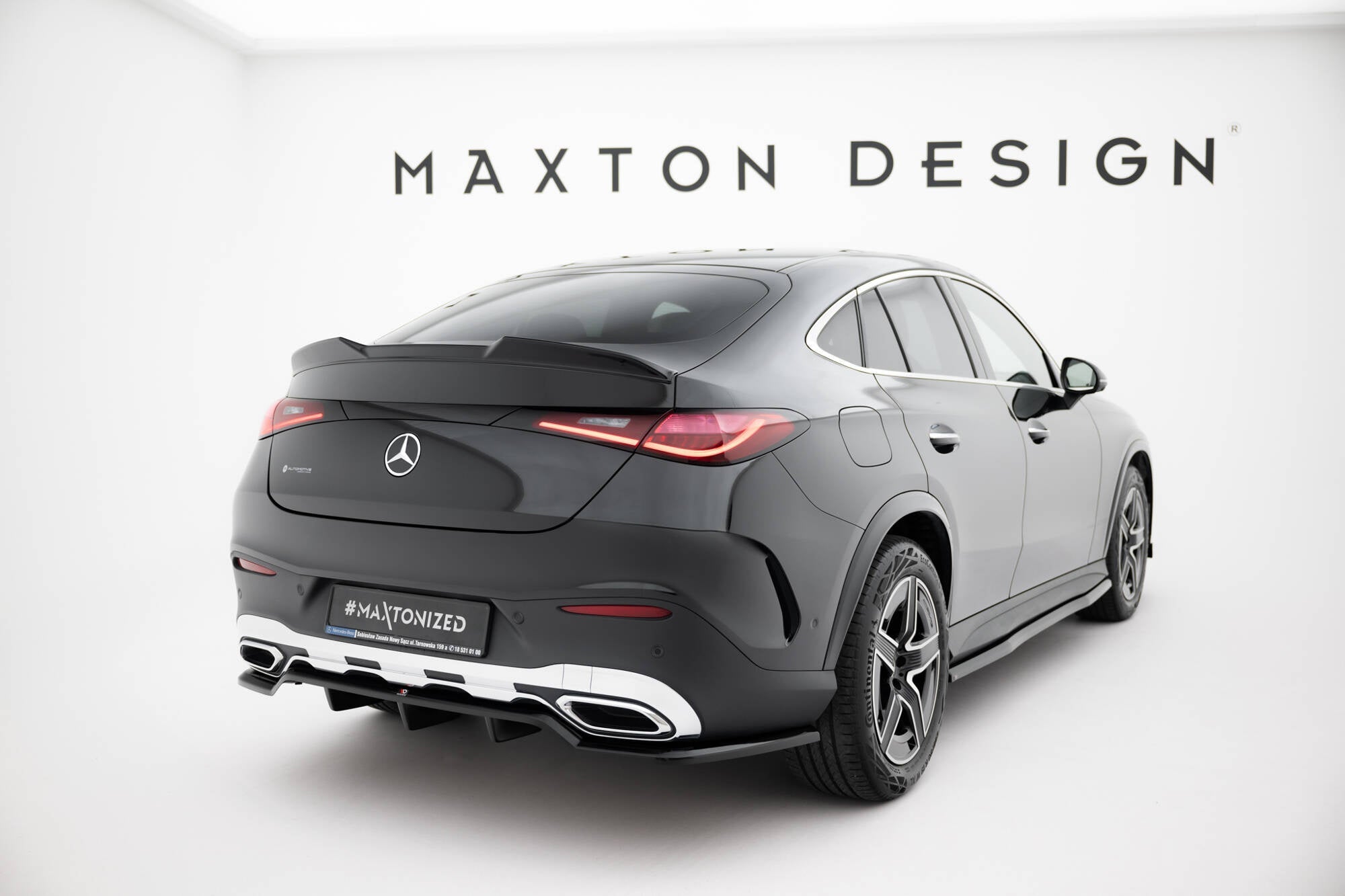 Maxton Design Splitter trasero (With Vertical Bars) para Mercedes-Benz GLC Coupe AMG-Line C254 - imagen 1