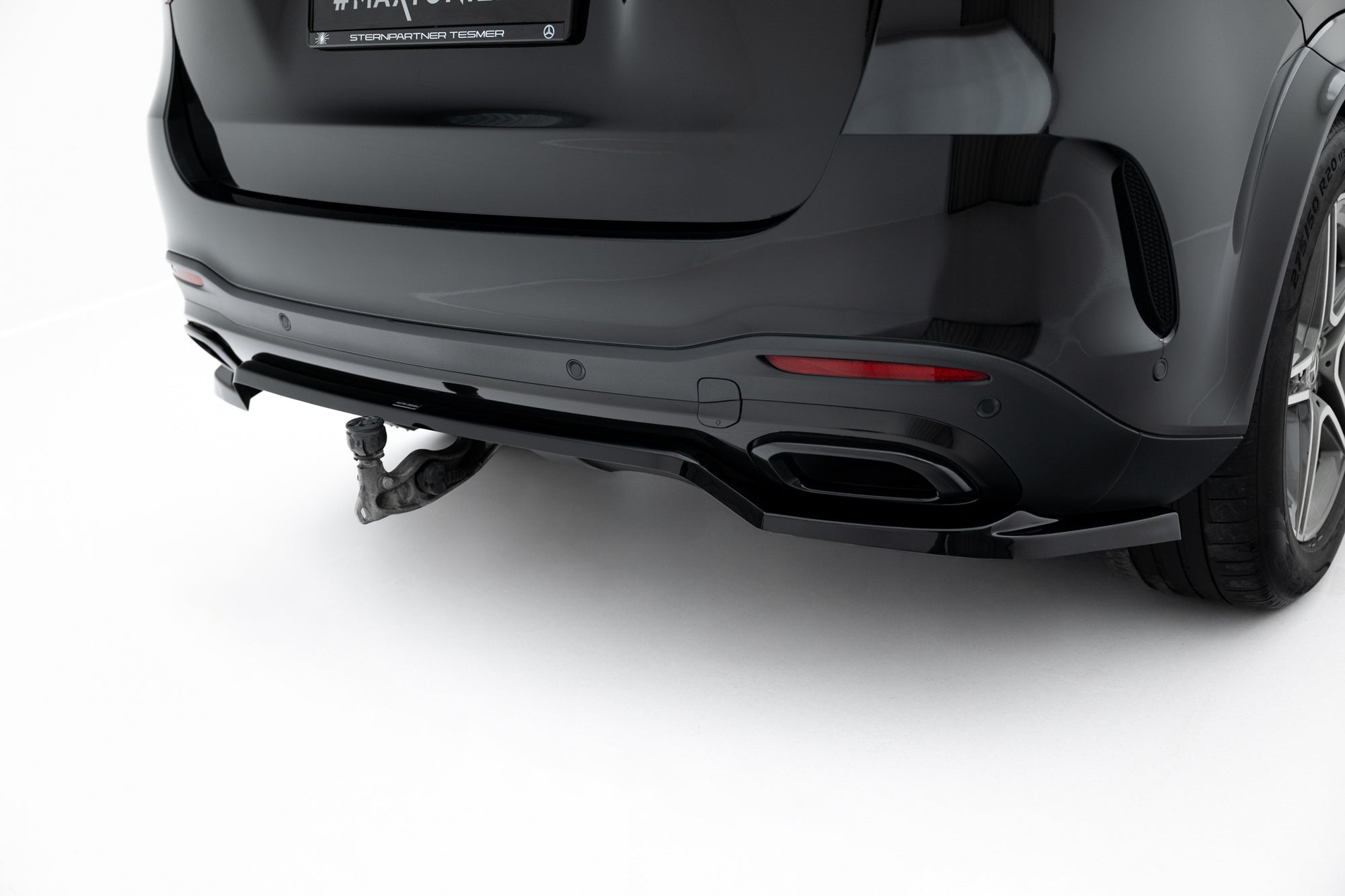 Maxton Design Splitter trasero (With Vertical Bars) para Mercedes-Benz GLE SUV AMG-Line W167 / W167 Facelift - imagen 3