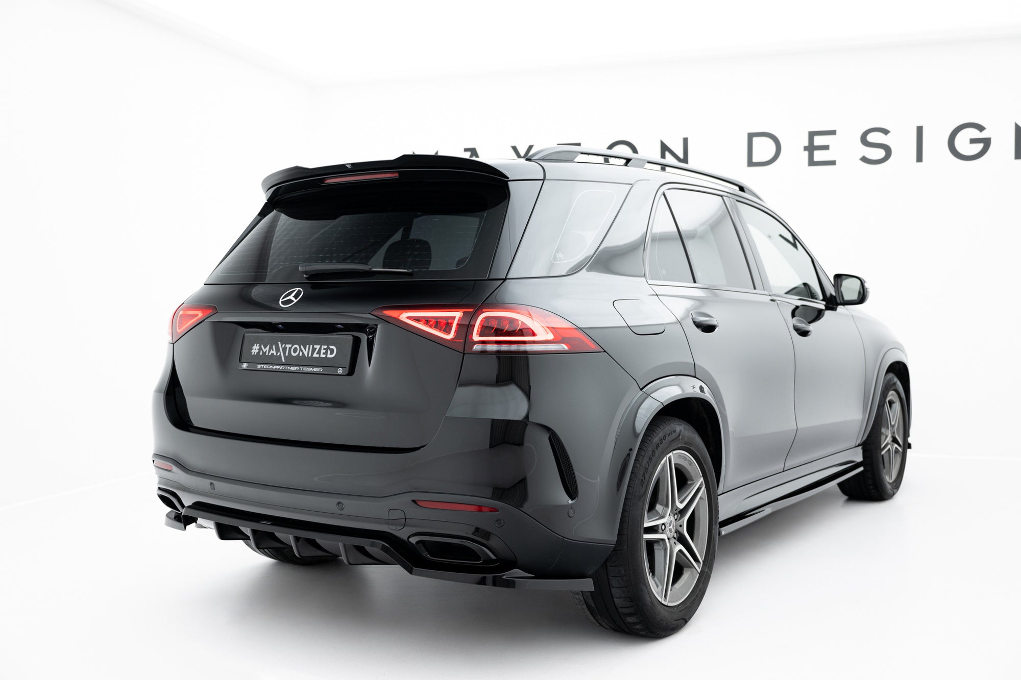 Maxton Design Splitter trasero (With Vertical Bars) para Mercedes-Benz GLE SUV AMG-Line W167 / W167 Facelift - imagen 5